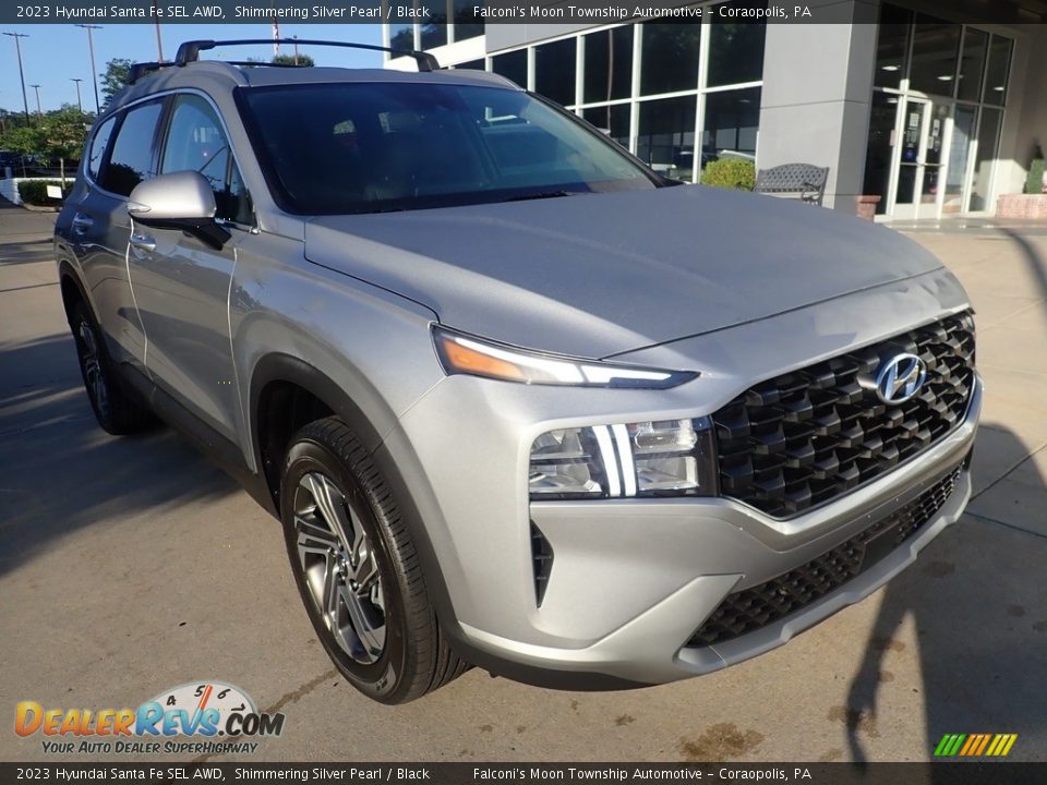 2023 Hyundai Santa Fe SEL AWD Shimmering Silver Pearl / Black Photo #9