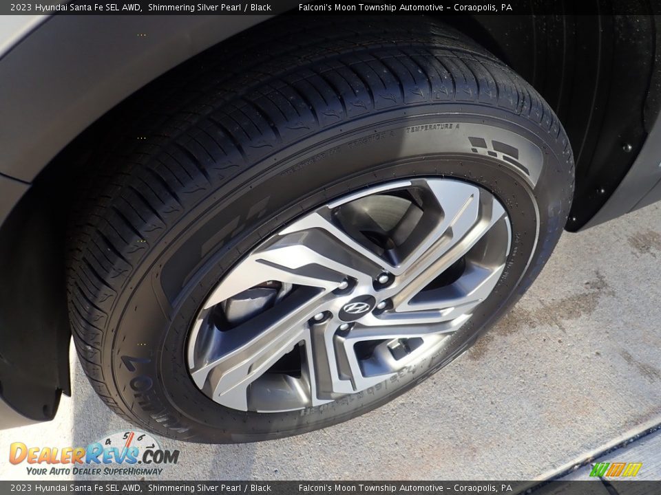 2023 Hyundai Santa Fe SEL AWD Shimmering Silver Pearl / Black Photo #10