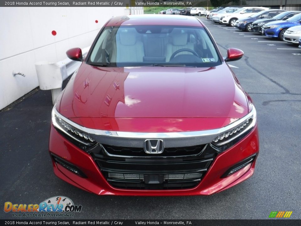 2018 Honda Accord Touring Sedan Radiant Red Metallic / Gray Photo #5
