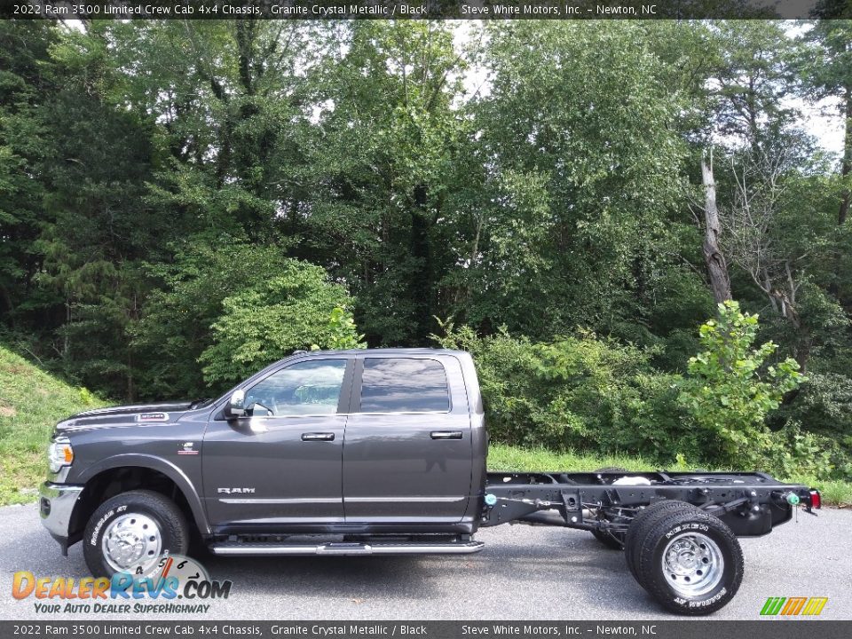 Granite Crystal Metallic 2022 Ram 3500 Limited Crew Cab 4x4 Chassis Photo #1