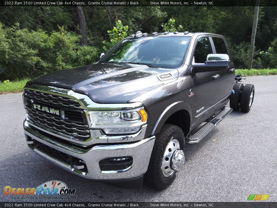 Granite Crystal Metallic 2022 Ram 3500 Limited Crew Cab 4x4 Chassis Photo #2