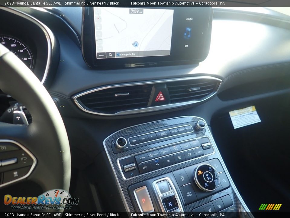 2023 Hyundai Santa Fe SEL AWD Shimmering Silver Pearl / Black Photo #17