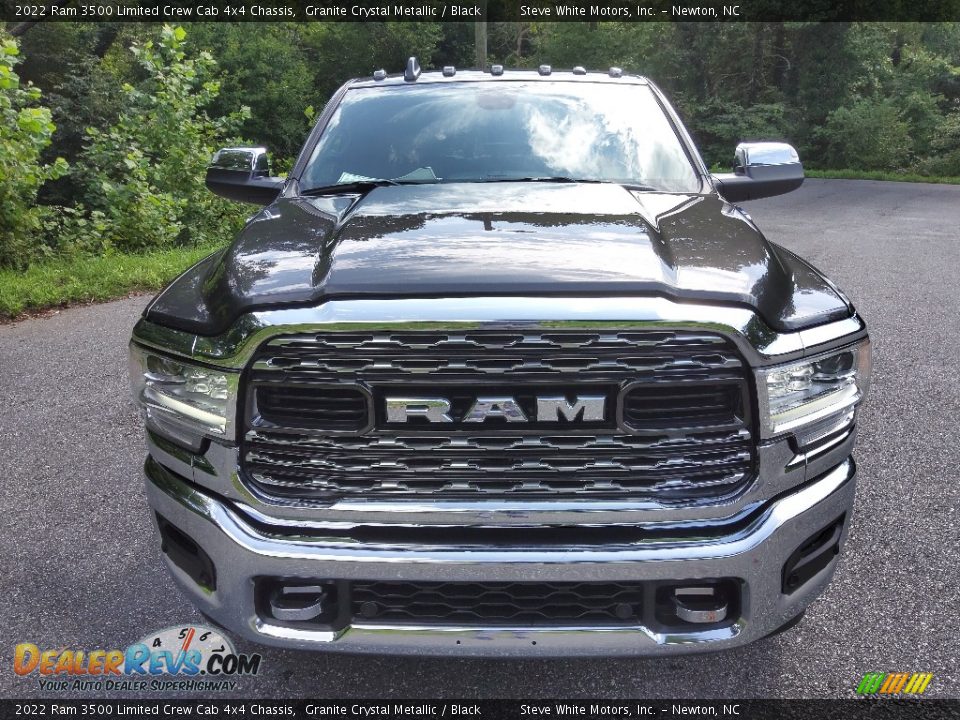 2022 Ram 3500 Limited Crew Cab 4x4 Chassis Granite Crystal Metallic / Black Photo #3