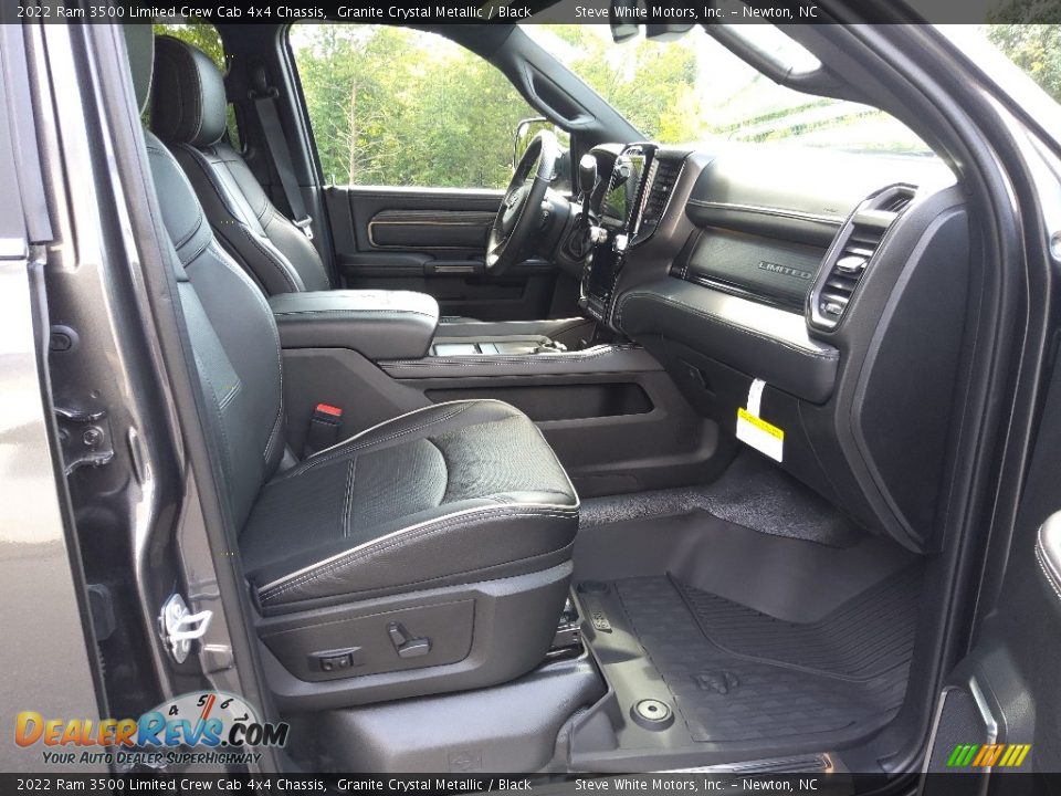 Front Seat of 2022 Ram 3500 Limited Crew Cab 4x4 Chassis Photo #18