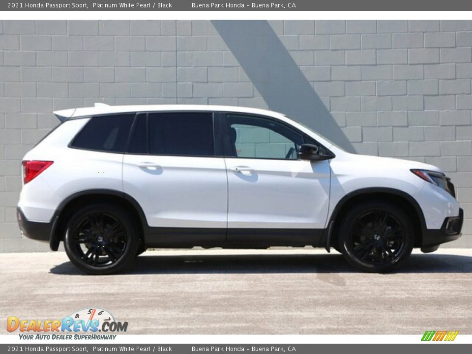 2021 Honda Passport Sport Platinum White Pearl / Black Photo #4