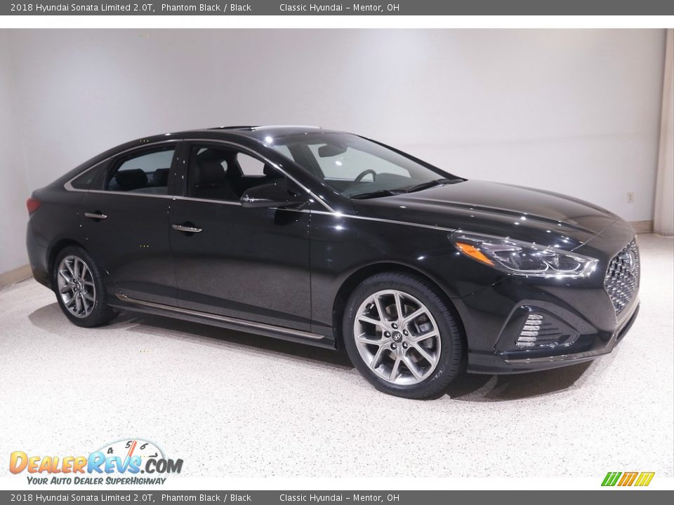 2018 Hyundai Sonata Limited 2.0T Phantom Black / Black Photo #1