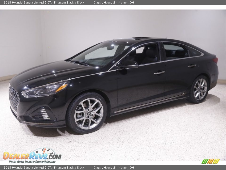 2018 Hyundai Sonata Limited 2.0T Phantom Black / Black Photo #3