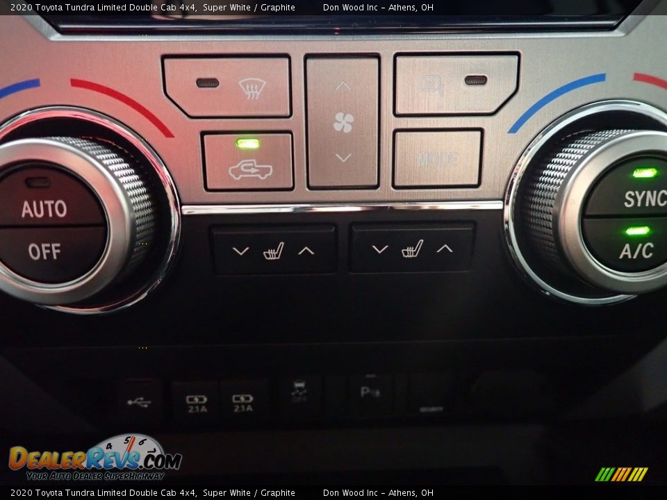 2020 Toyota Tundra Limited Double Cab 4x4 Super White / Graphite Photo #4