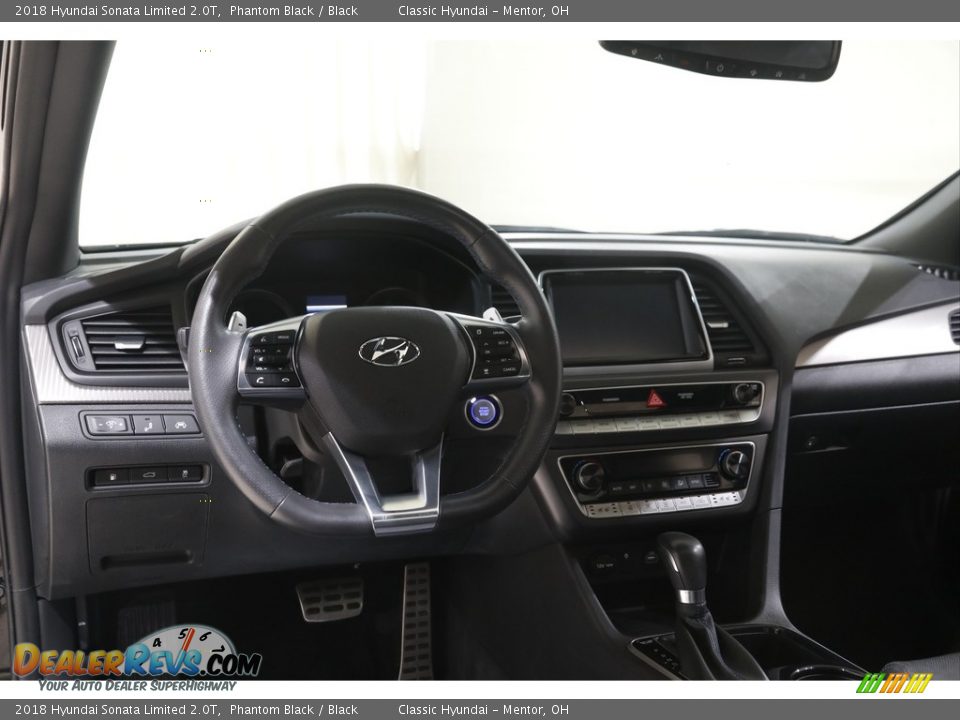 2018 Hyundai Sonata Limited 2.0T Phantom Black / Black Photo #6