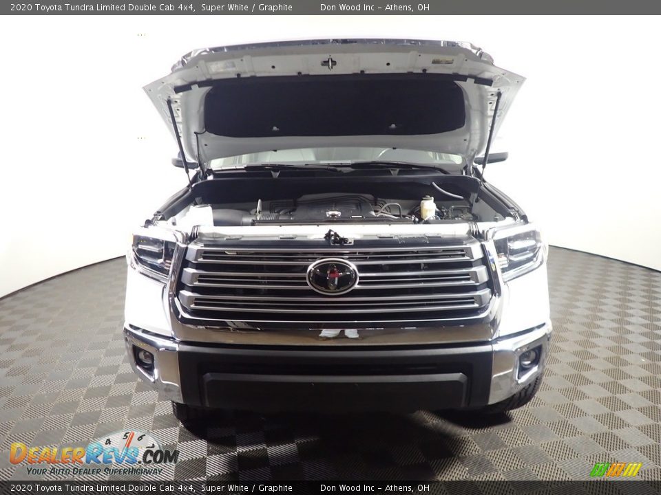 2020 Toyota Tundra Limited Double Cab 4x4 Super White / Graphite Photo #7