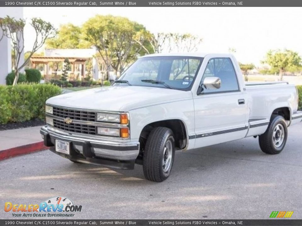 Summit White 1990 Chevrolet C/K C1500 Silverado Regular Cab Photo #1