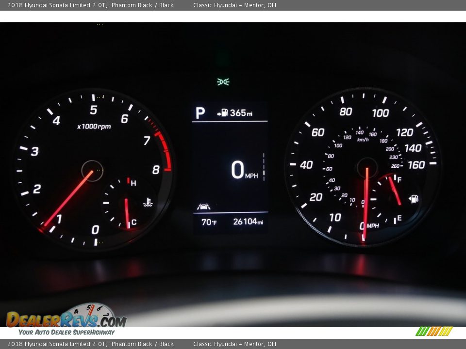 2018 Hyundai Sonata Limited 2.0T Phantom Black / Black Photo #8