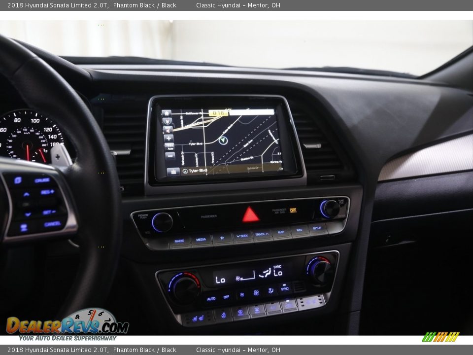 2018 Hyundai Sonata Limited 2.0T Phantom Black / Black Photo #9