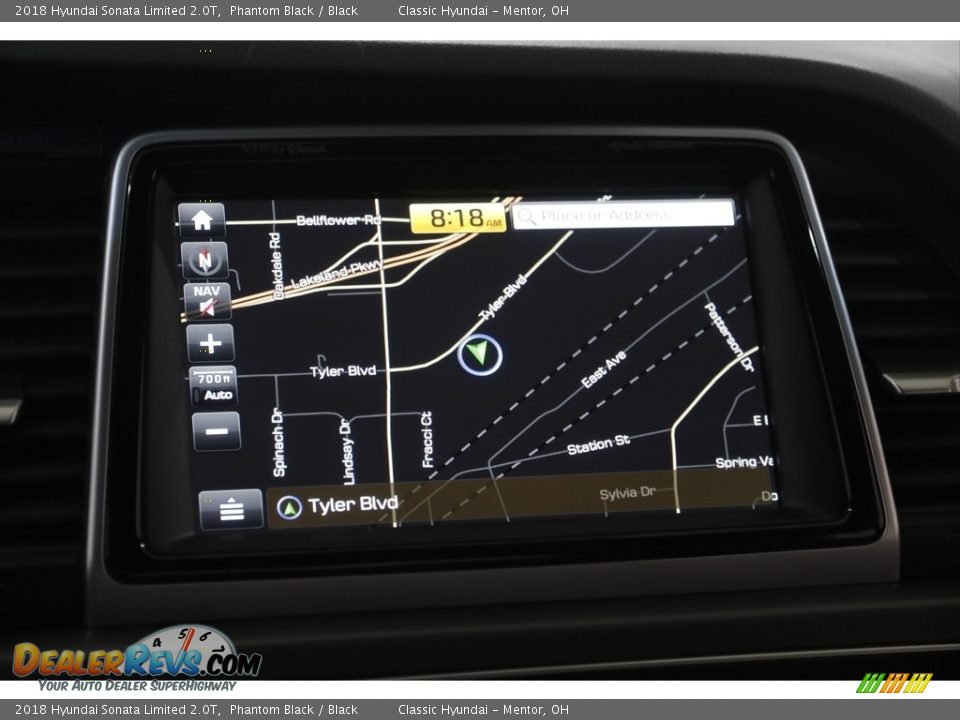 2018 Hyundai Sonata Limited 2.0T Phantom Black / Black Photo #10