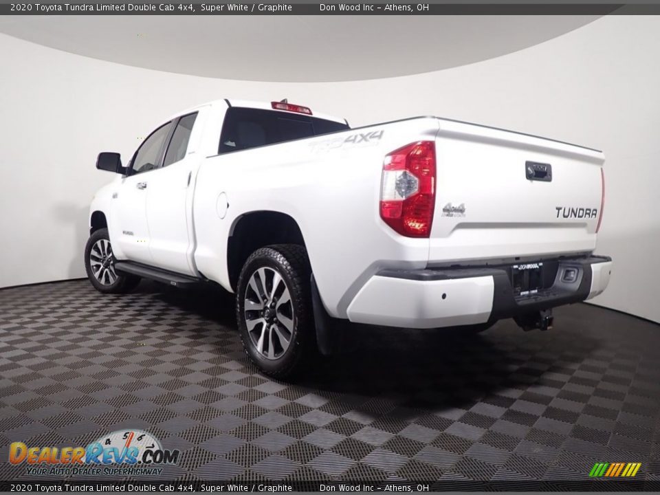 2020 Toyota Tundra Limited Double Cab 4x4 Super White / Graphite Photo #11