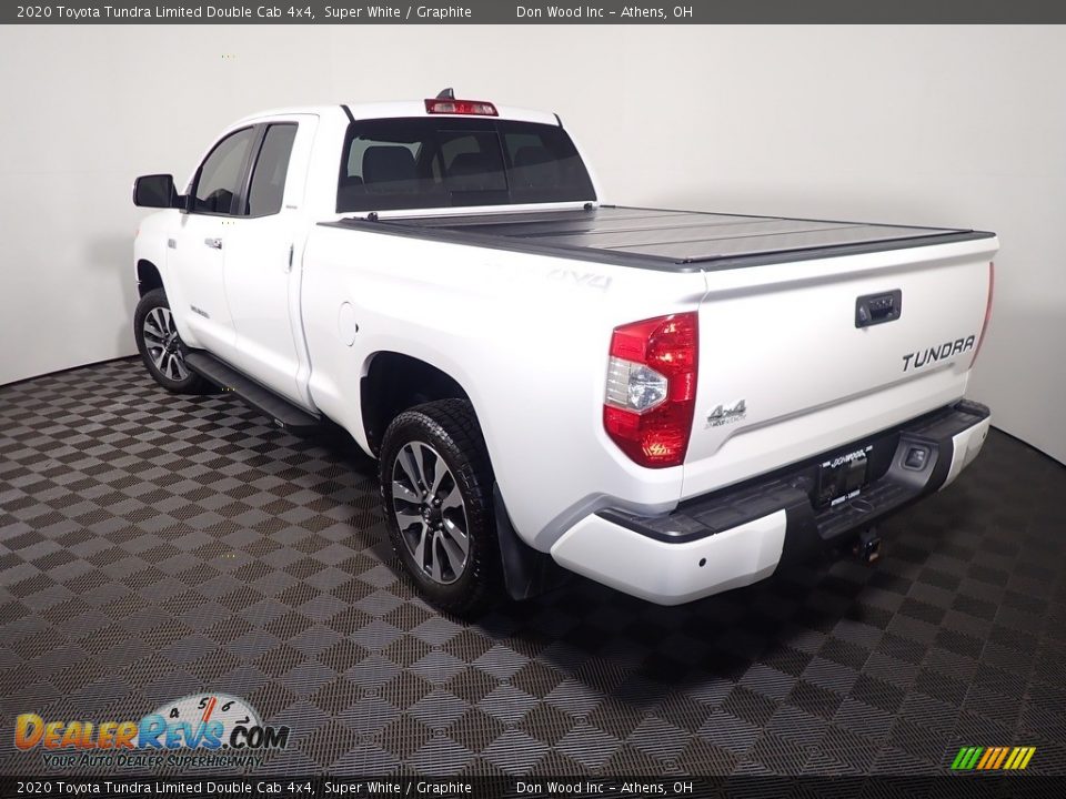 2020 Toyota Tundra Limited Double Cab 4x4 Super White / Graphite Photo #12