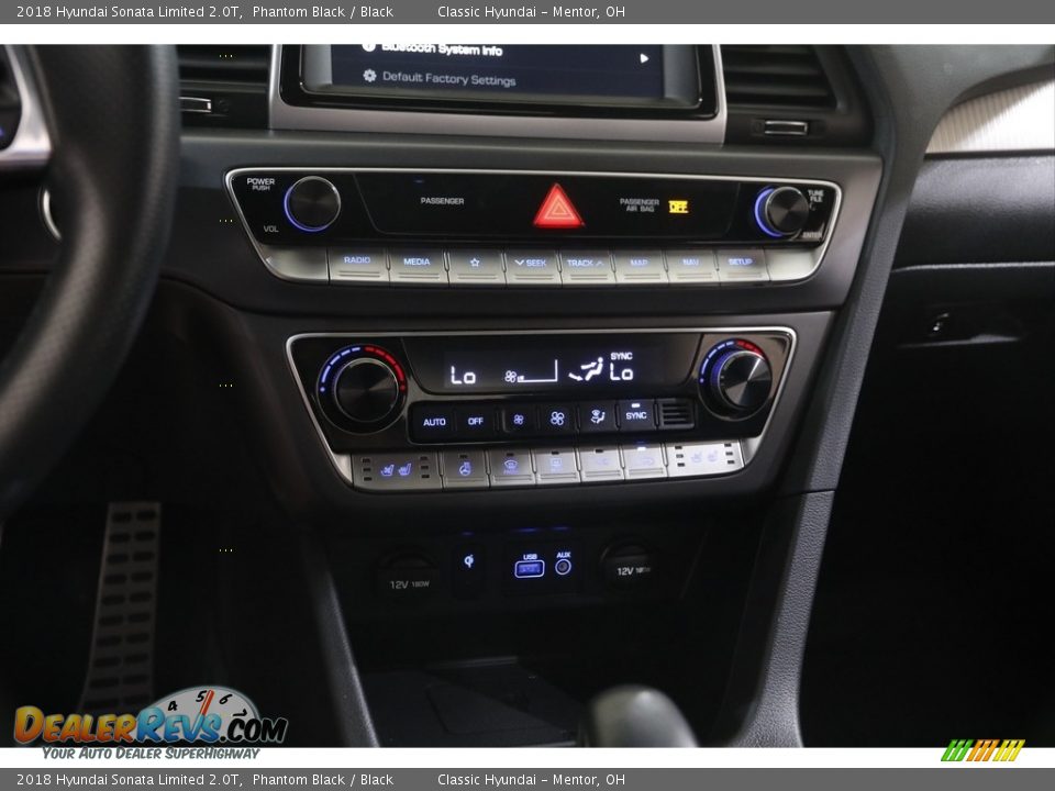 2018 Hyundai Sonata Limited 2.0T Phantom Black / Black Photo #14