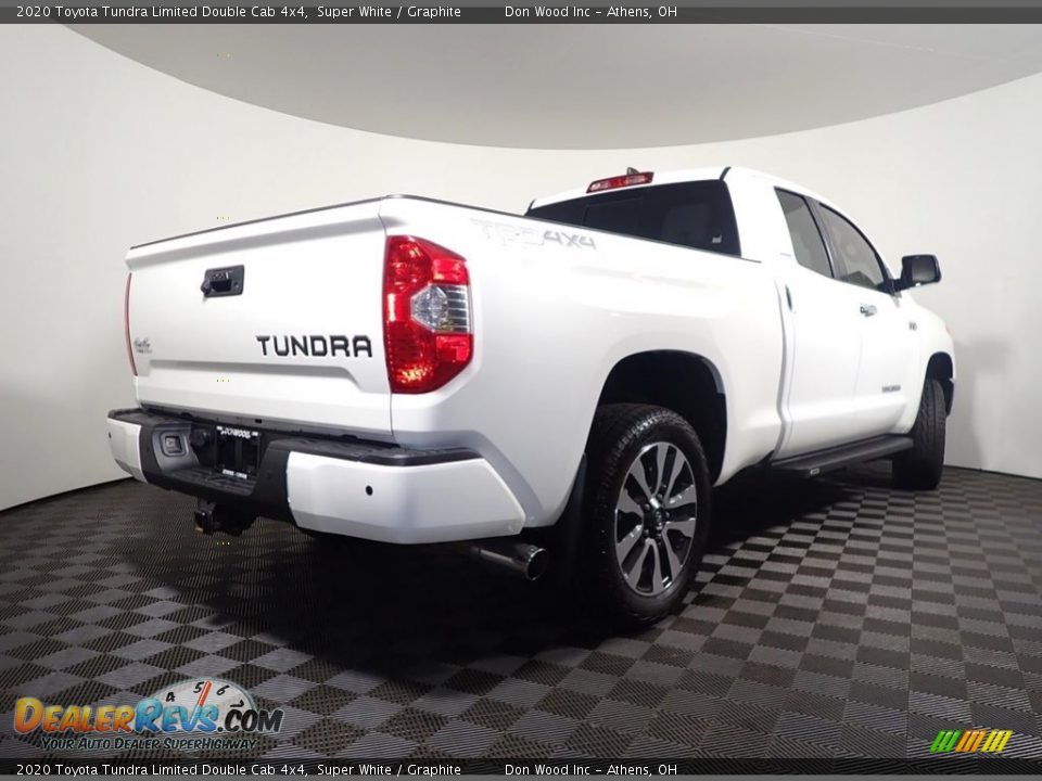 2020 Toyota Tundra Limited Double Cab 4x4 Super White / Graphite Photo #15