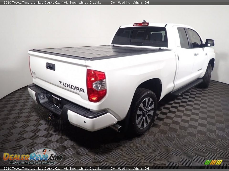 2020 Toyota Tundra Limited Double Cab 4x4 Super White / Graphite Photo #16