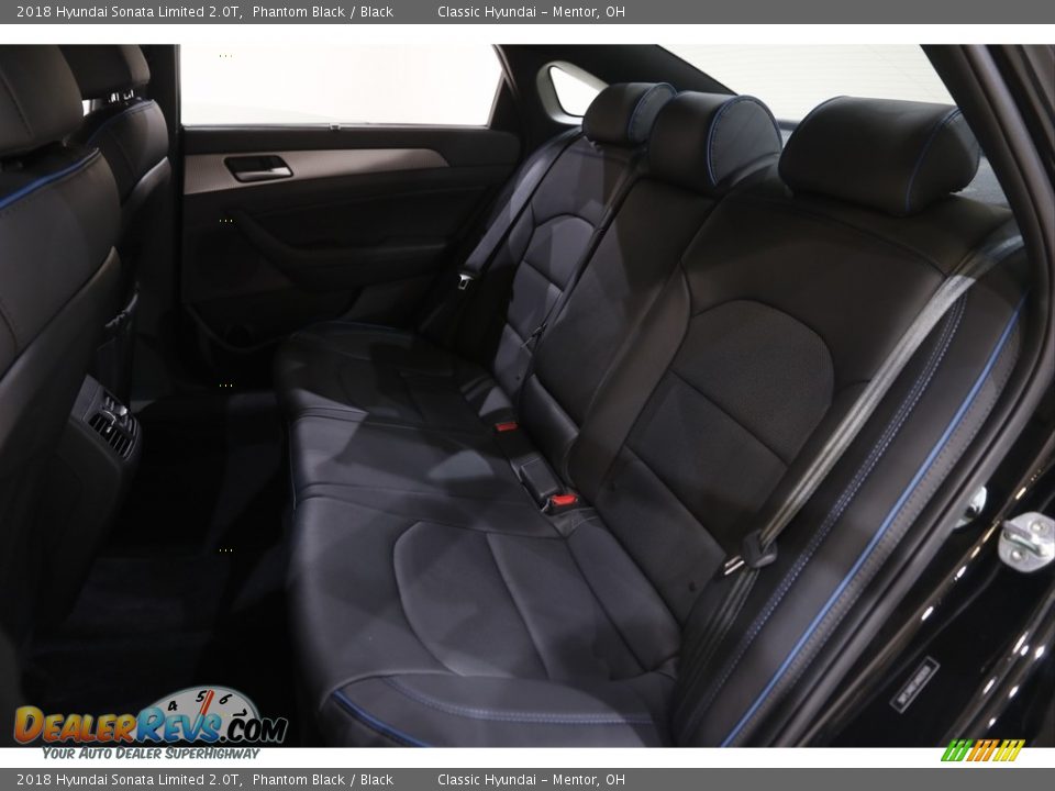 2018 Hyundai Sonata Limited 2.0T Phantom Black / Black Photo #18