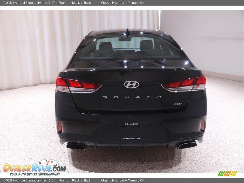2018 Hyundai Sonata Limited 2.0T Phantom Black / Black Photo #19