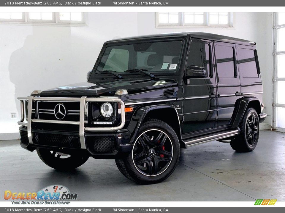 2018 Mercedes-Benz G 63 AMG Black / designo Black Photo #12