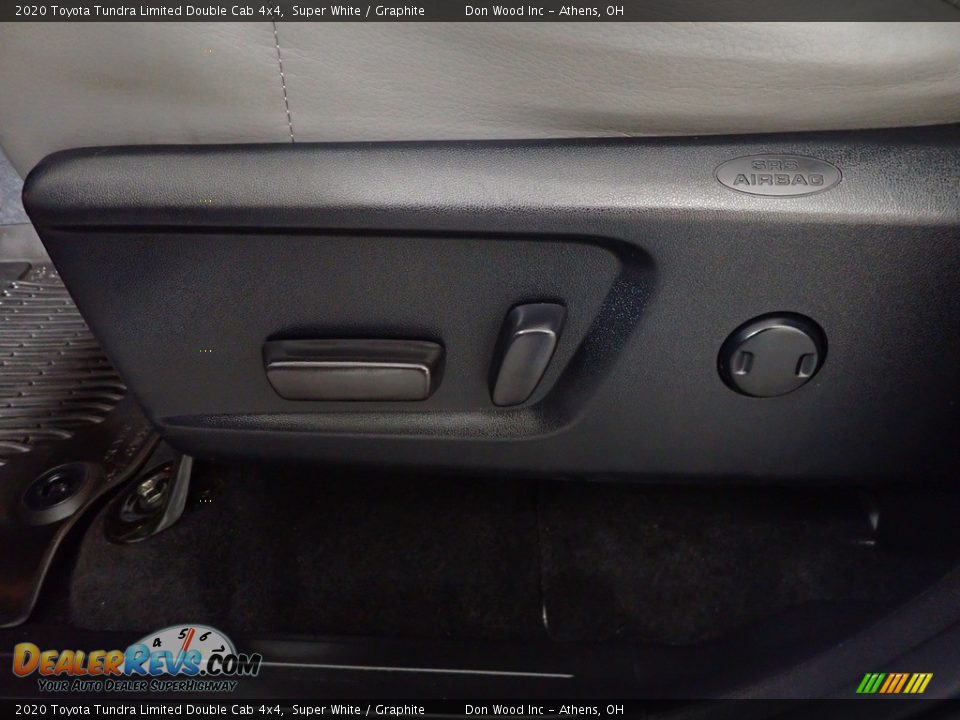 2020 Toyota Tundra Limited Double Cab 4x4 Super White / Graphite Photo #20