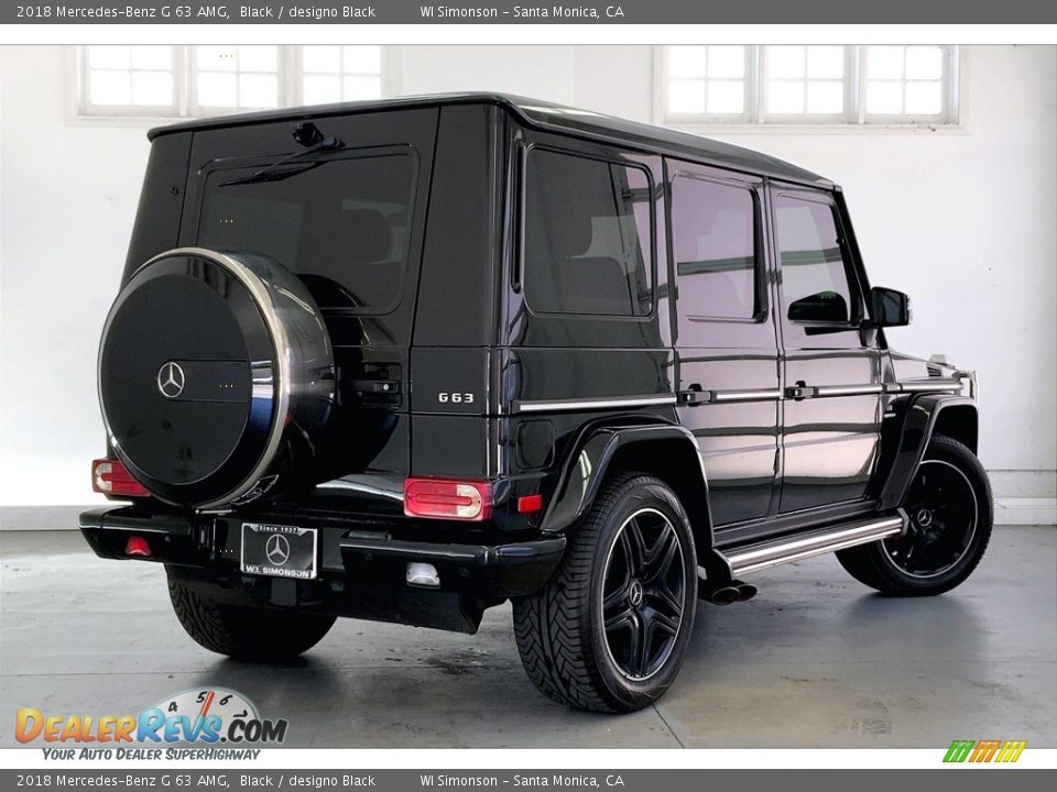 2018 Mercedes-Benz G 63 AMG Black / designo Black Photo #13