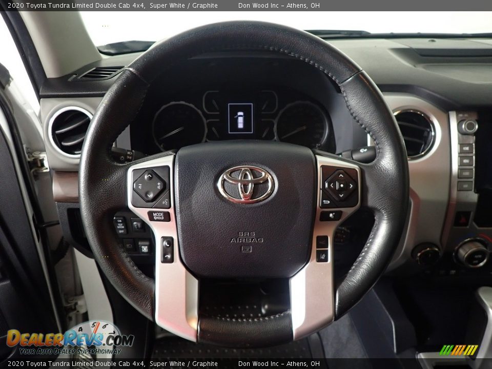 2020 Toyota Tundra Limited Double Cab 4x4 Super White / Graphite Photo #24
