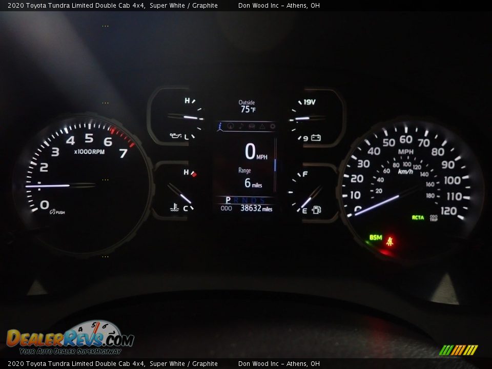 2020 Toyota Tundra Limited Double Cab 4x4 Super White / Graphite Photo #25