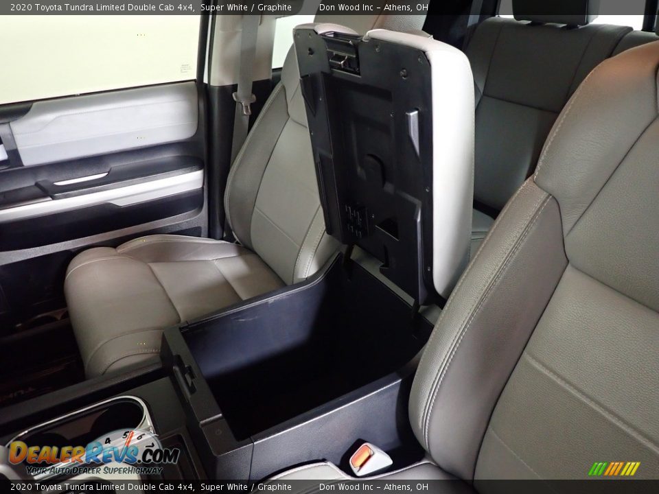 2020 Toyota Tundra Limited Double Cab 4x4 Super White / Graphite Photo #31