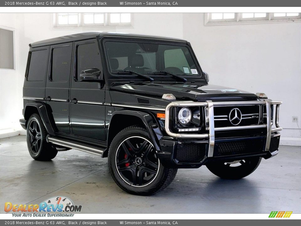 2018 Mercedes-Benz G 63 AMG Black / designo Black Photo #34