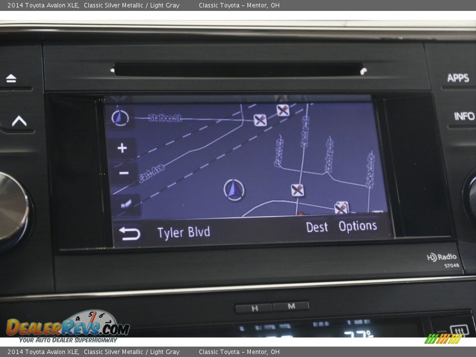 2014 Toyota Avalon XLE Classic Silver Metallic / Light Gray Photo #12