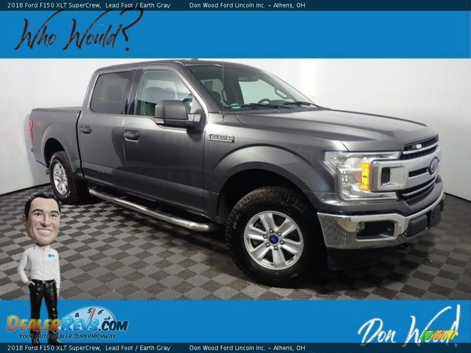 2018 Ford F150 XLT SuperCrew Lead Foot / Earth Gray Photo #1