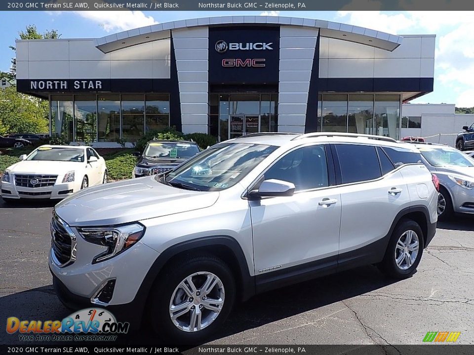 2020 GMC Terrain SLE AWD Quicksilver Metallic / Jet Black Photo #1