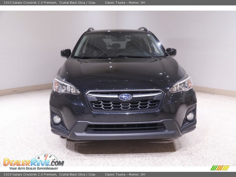 2020 Subaru Crosstrek 2.0 Premium Crystal Black Silica / Gray Photo #2
