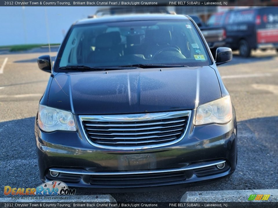2012 Chrysler Town & Country Touring Brilliant Black Crystal Pearl / Black/Light Graystone Photo #2