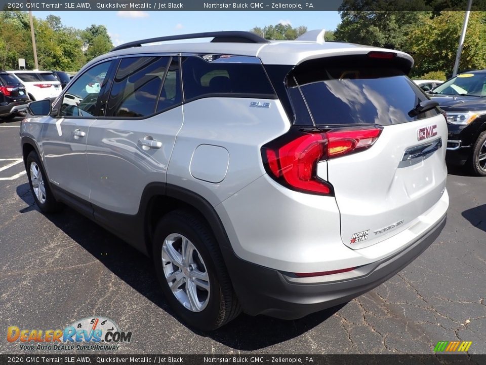 2020 GMC Terrain SLE AWD Quicksilver Metallic / Jet Black Photo #3