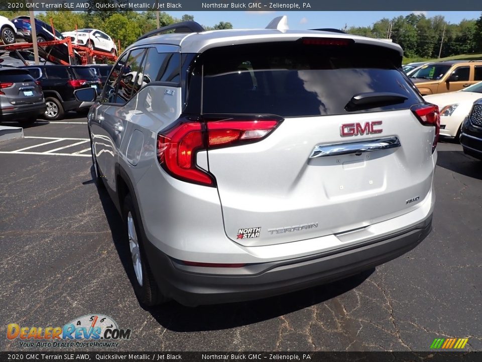 2020 GMC Terrain SLE AWD Quicksilver Metallic / Jet Black Photo #4