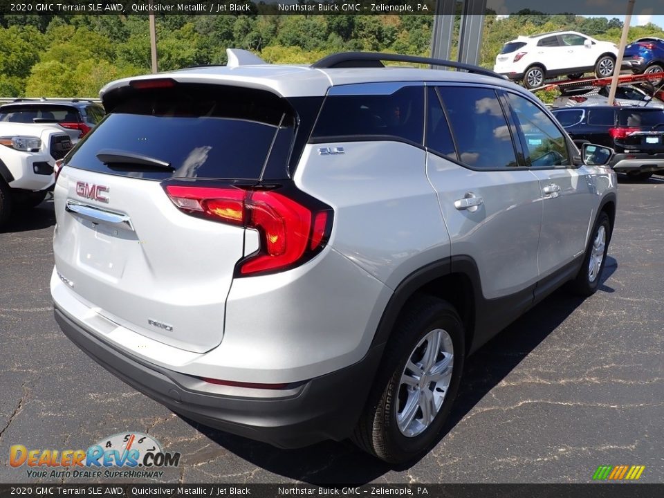 2020 GMC Terrain SLE AWD Quicksilver Metallic / Jet Black Photo #6