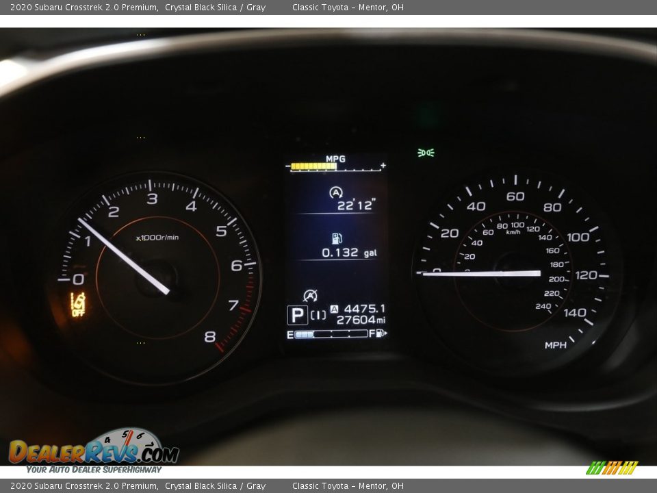 2020 Subaru Crosstrek 2.0 Premium Gauges Photo #8