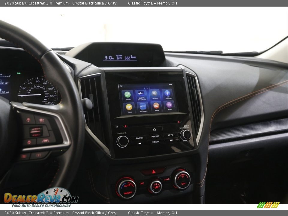 2020 Subaru Crosstrek 2.0 Premium Crystal Black Silica / Gray Photo #9