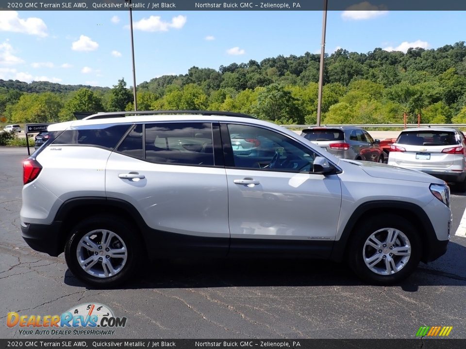 2020 GMC Terrain SLE AWD Quicksilver Metallic / Jet Black Photo #8