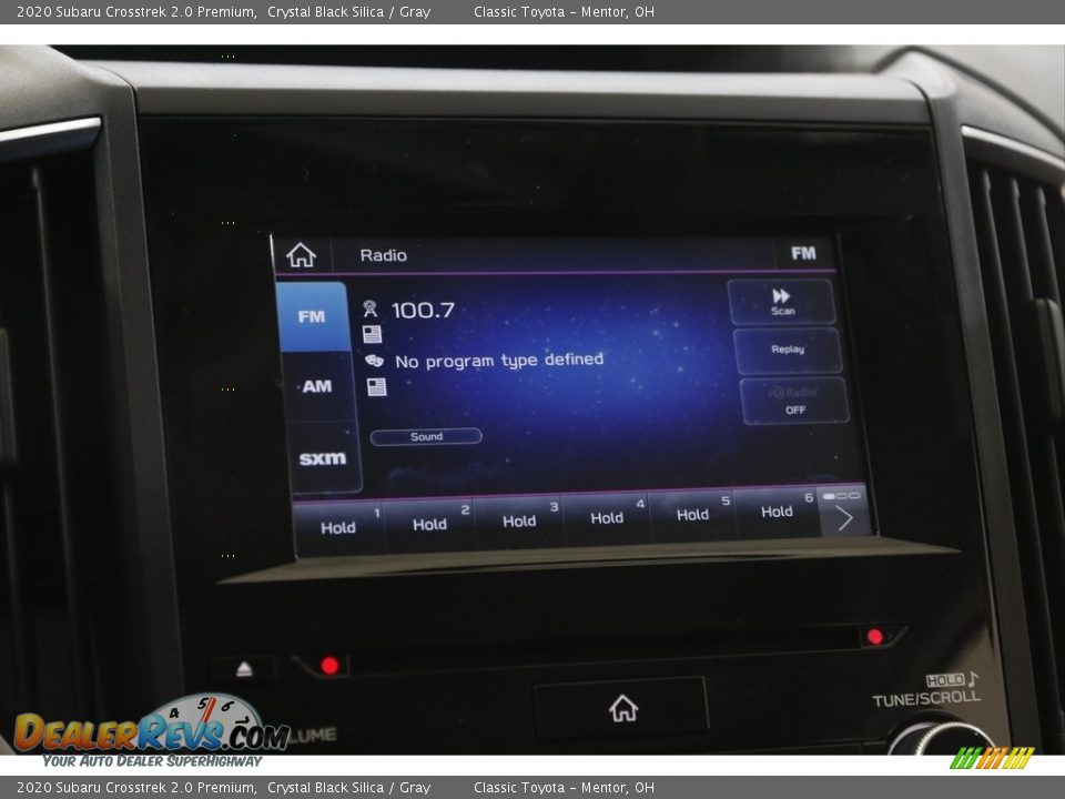 2020 Subaru Crosstrek 2.0 Premium Crystal Black Silica / Gray Photo #12