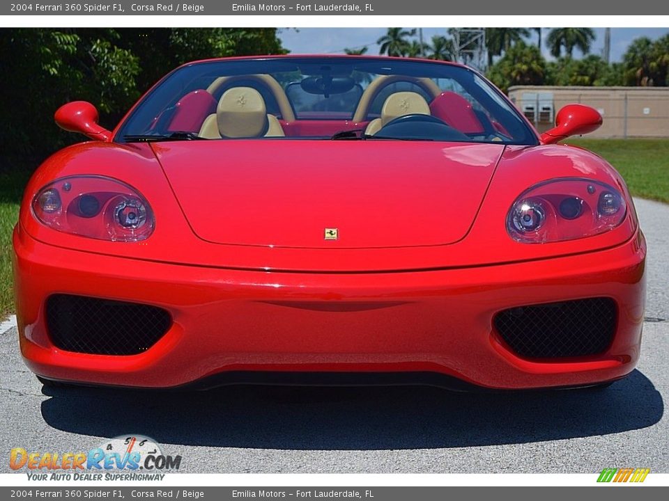 2004 Ferrari 360 Spider F1 Corsa Red / Beige Photo #12