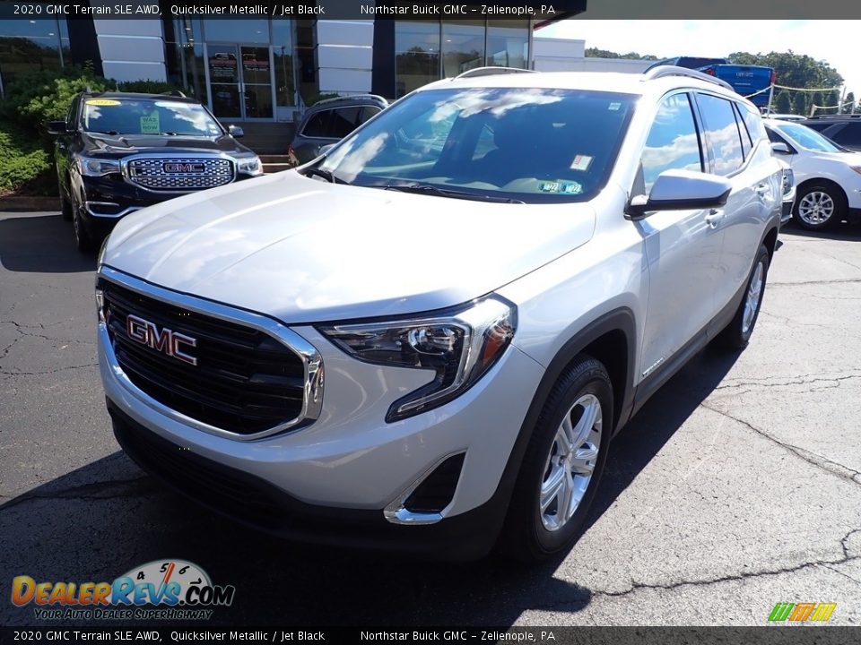 2020 GMC Terrain SLE AWD Quicksilver Metallic / Jet Black Photo #11