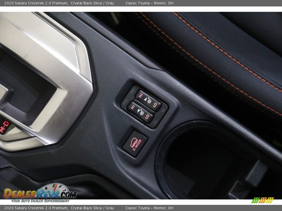 2020 Subaru Crosstrek 2.0 Premium Crystal Black Silica / Gray Photo #15
