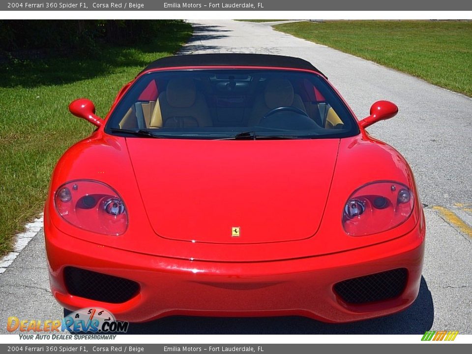 2004 Ferrari 360 Spider F1 Corsa Red / Beige Photo #15