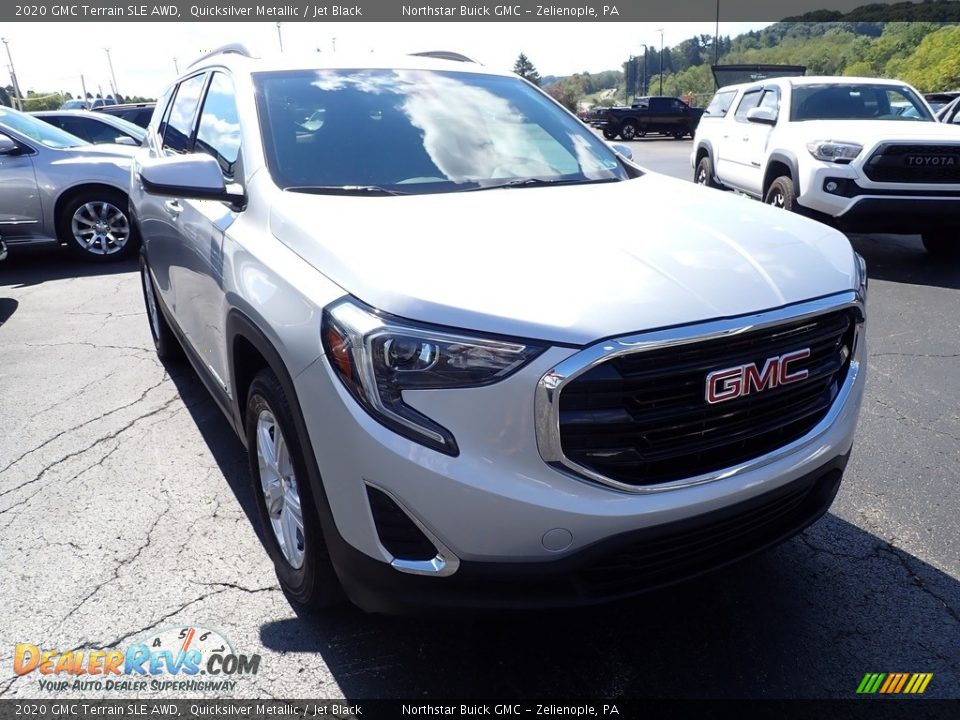 2020 GMC Terrain SLE AWD Quicksilver Metallic / Jet Black Photo #12