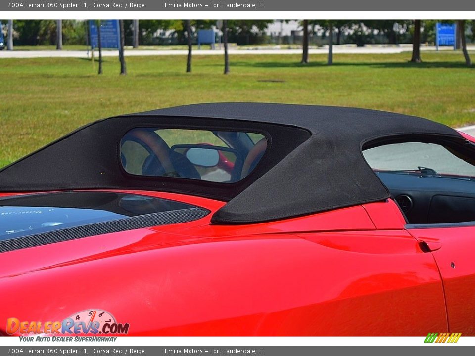 2004 Ferrari 360 Spider F1 Corsa Red / Beige Photo #16